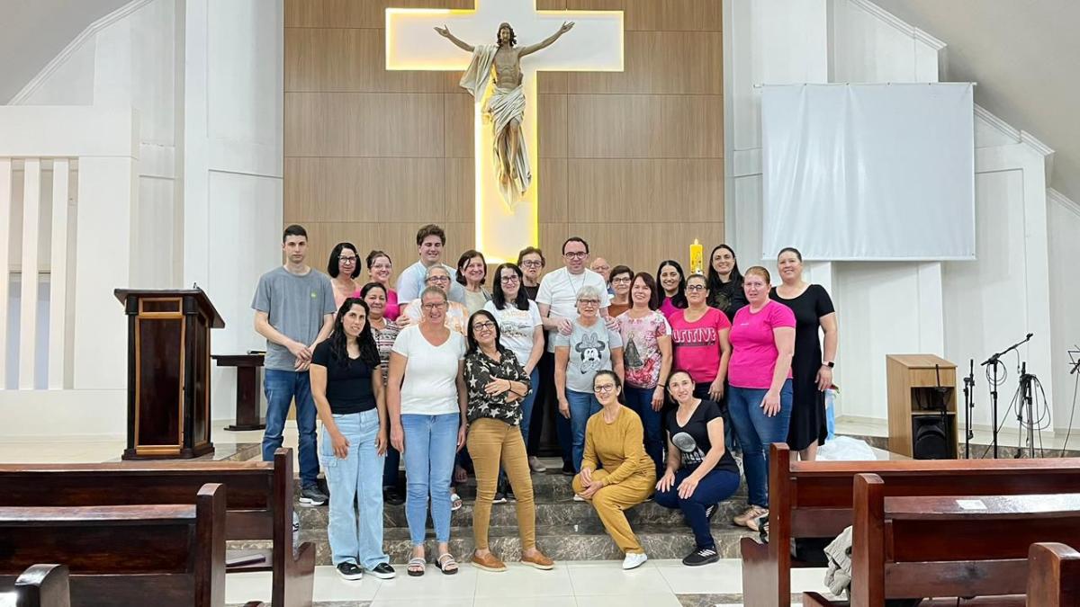 Diocese de Joaçaba conclui visitas às 27 paróquias e fortalece a implantação dos novos itinerários de catequese