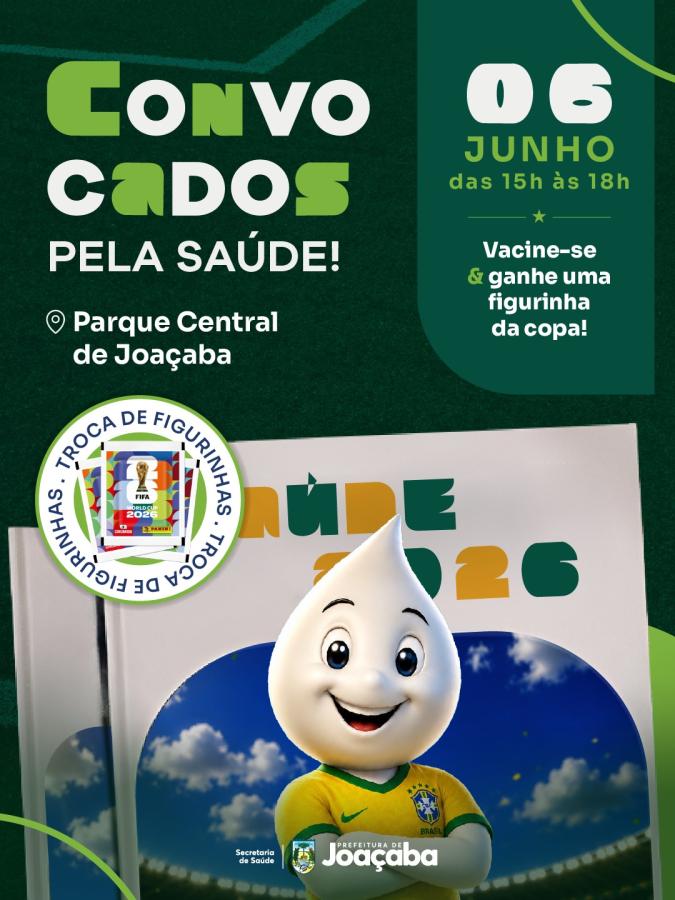 Prefeitura de Joaçaba realiza vacinação no Parque Municipal com brindes e troca de figurinhas
