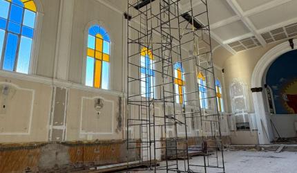 Revitalização da Igreja Matriz Senhor Bom Jesus avança e comunidade é convidada a fortalecer campanha "Gesto de Fé"