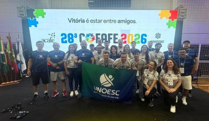 Unoesc se destaca na 28ª edição da Cofafe em Brusque