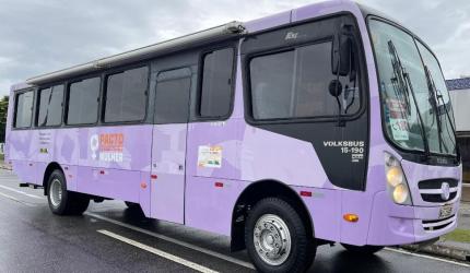 Em junho, município receberá recebe o Ônibus Lilás do Enfrentamento à Violência contra a Mulher