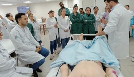 Joaçaba promove capacitação sobre avaliação e manejo do pé diabético para enfermeiros da Atenção Primária